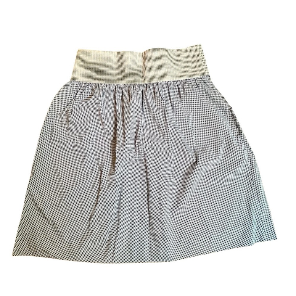 Kule women’s Anthropologie blue and white patterned skirt.  Size 6 - Picture 5 of 6